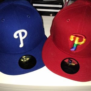 I fitted hat & 1 SnapBack